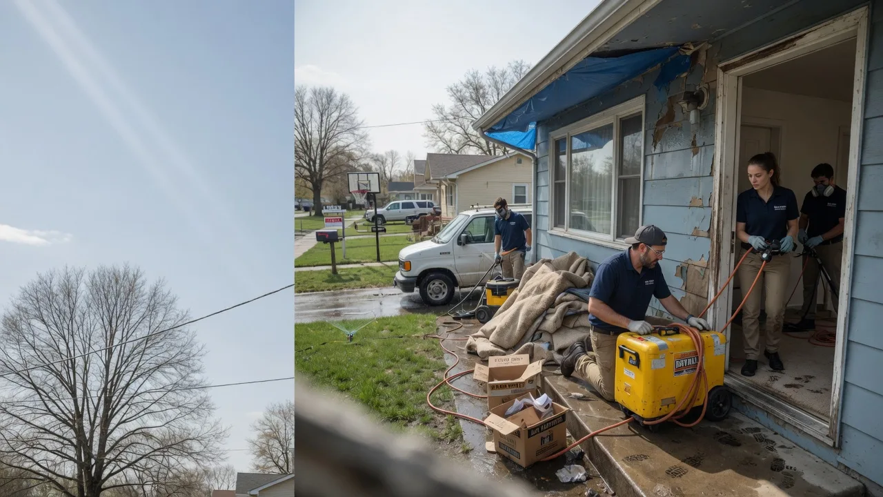 Basement Flood Cleanup in Henry, IL near me